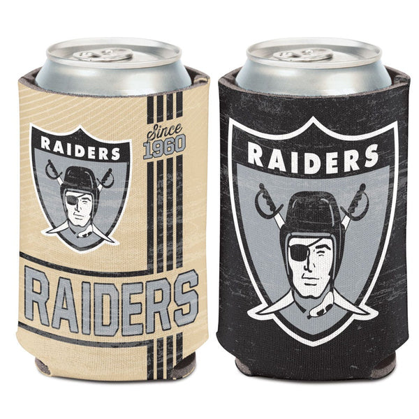 Las Vegas Raiders / Classic Logo Vintage Can Cooler 12 oz.