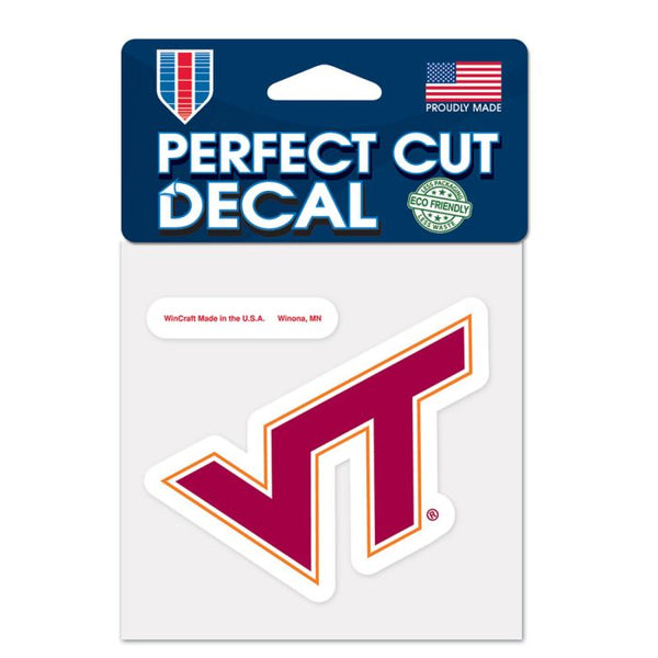 Wholesale-Virginia Tech Hokies Perfect Cut Color Decal 4" x 4"