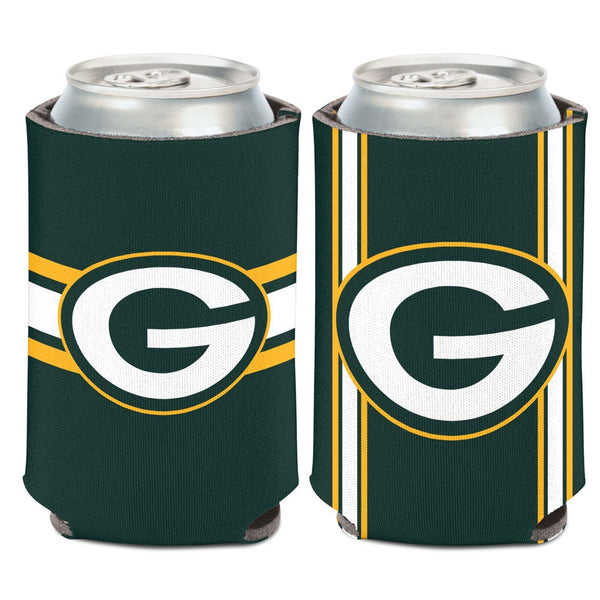 Green Bay Packers Team Stripes Can Cooler 12 oz.