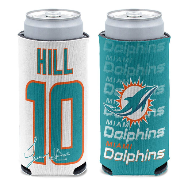 Miami Dolphins 12 oz Slim Can Cooler Tyreek Hill