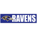 Baltimore Ravens Bumper Strip 3" x 12"
