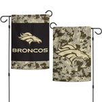 Denver Broncos DIGI CAMO Garden Flags 2 sided 12.5" x 18"