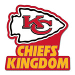 Kansas City Chiefs slogan Collector Enamel Pin Jewelry Card