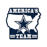 Dallas Cowboys slogan Collector Enamel Pin Jewelry Card