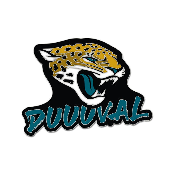 Jacksonville Jaguars slogan Collector Enamel Pin Jewelry Card