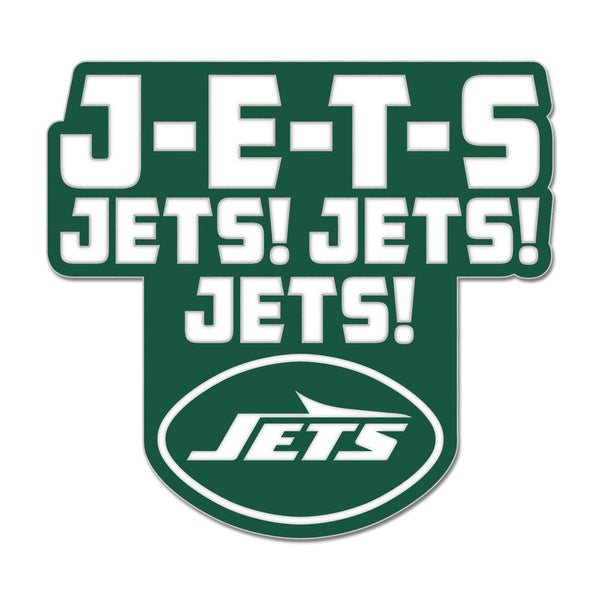 New York Jets Collector Enamel Pin Jewelry Card