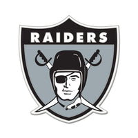 Las Vegas Raiders retro Collector Enamel Pin Jewelry Card
