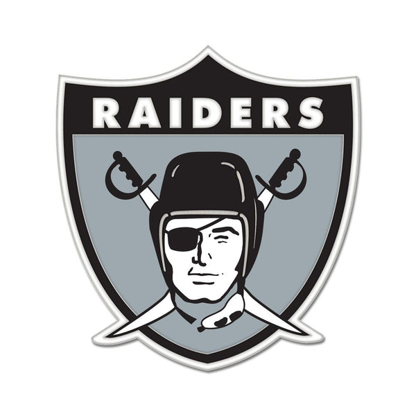 Las Vegas Raiders retro Collector Enamel Pin Jewelry Card