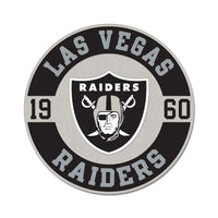 Las Vegas Raiders established Collector Enamel Pin Jewelry Card