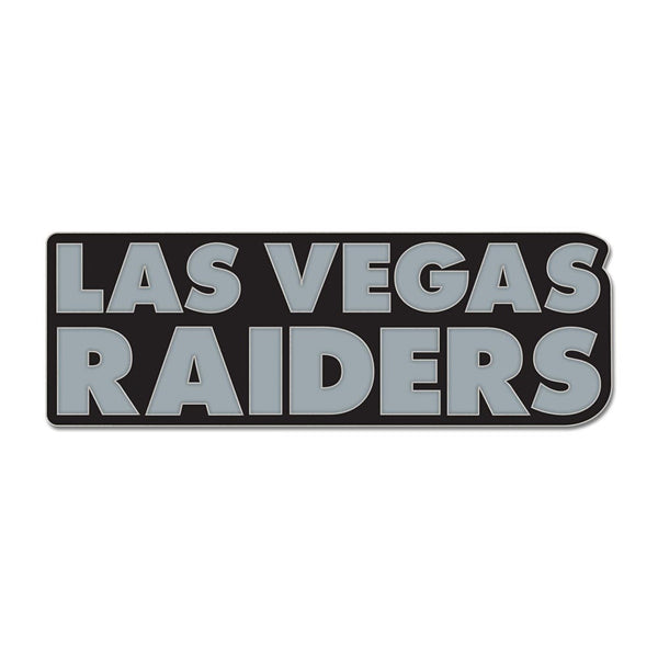 Las Vegas Raiders Secondary Collector Enamel Pin Jewelry Card