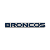 Denver Broncos wordmark Collector Enamel Pin Jewelry Card