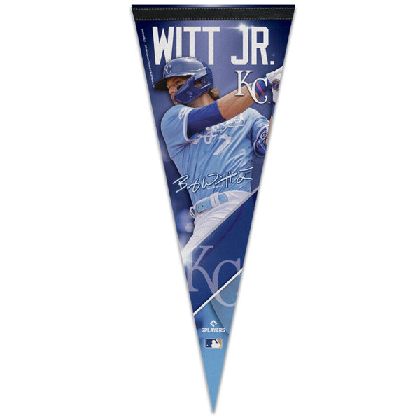 Kansas City Royals PLAYERS CHOICE DIAMOND CLUB(R) Premium Pennant 12" x 30" Bobby Witt Jr
