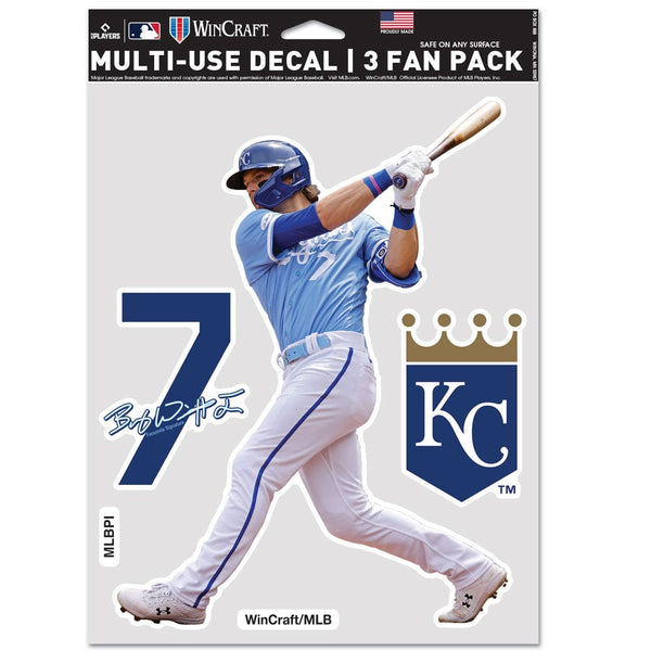 Kansas City Royals PLAYERS CHOICE DIAMOND CLUB(R) Multi Use 3 Fan Pack Bobby Witt Jr