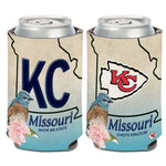 Kansas City Chiefs STATE PLATE Can Cooler 12 oz.