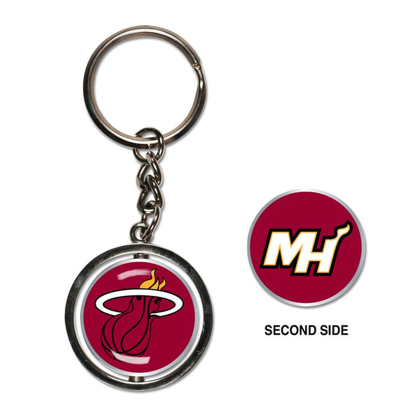 Miami Heat Spinner Key Ring