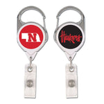 Wholesale-Nebraska Cornhuskers Retrct 2S Prem Badge Holders