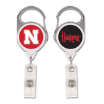 Wholesale-Nebraska Cornhuskers Retrct 2S Prem Badge Holders