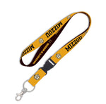 Missouri Tigers /College Vault Lanyard w/detachable buckle 1"
