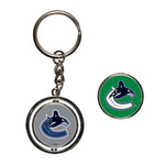 Vancouver Canucks Spinner Key Ring