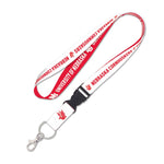 Nebraska Cornhuskers /College Vault Lanyard w/detachable buckle 1"