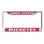 Wholesale-Ohio State Buckeyes BRUTUS Lic Plt Frame S/L Printed