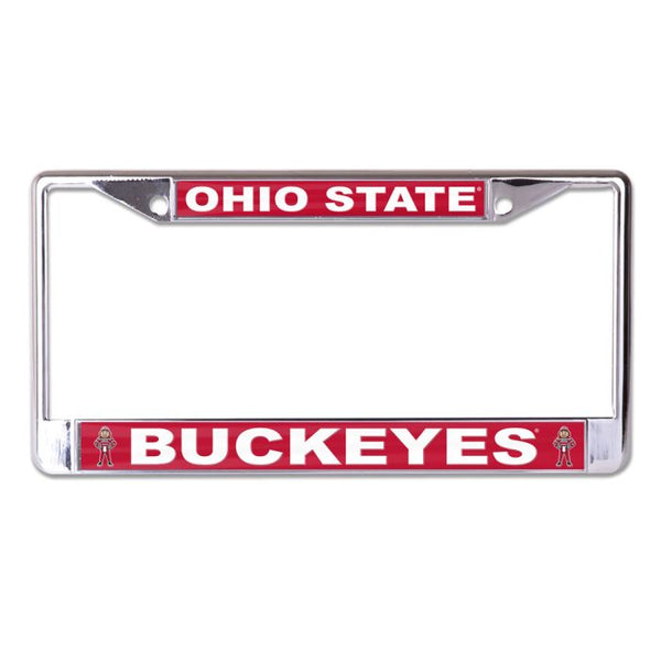 Wholesale-Ohio State Buckeyes BRUTUS Lic Plt Frame S/L Printed