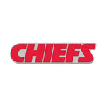 Kansas City Chiefs wordmark Collector Enamel Pin Jewelry Card