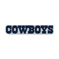 Dallas Cowboys wordmark Collector Enamel Pin Jewelry Card