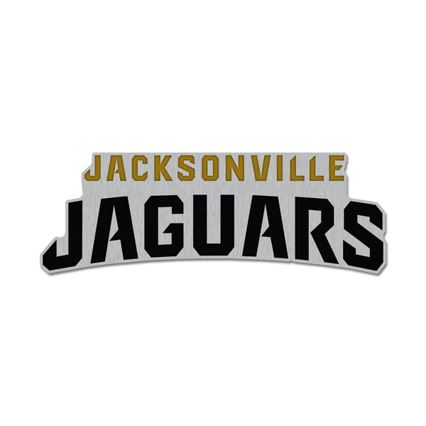 Jacksonville Jaguars wordmark Collector Enamel Pin Jewelry Card