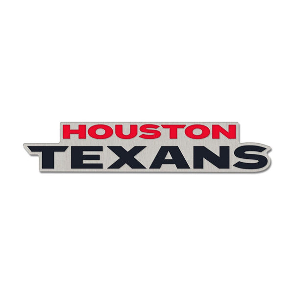 Houston Texans WORDMARK Collector Enamel Pin Jewelry Card