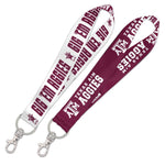 Texas A&M Aggies Lanyard Key Strap 1"