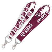 Texas A&M Aggies Lanyard Key Strap 1"