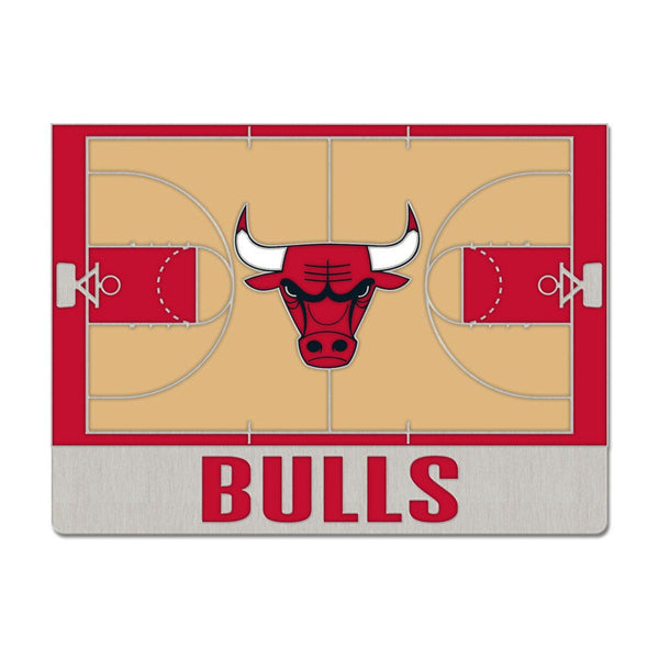 Chicago Bulls COURT Collector Enamel Pin Jewelry Card