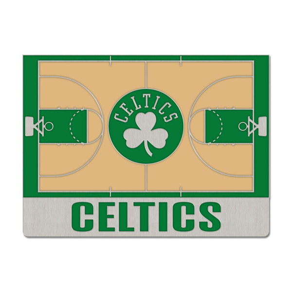 Boston Celtics COURT Collector Enamel Pin Jewelry Card