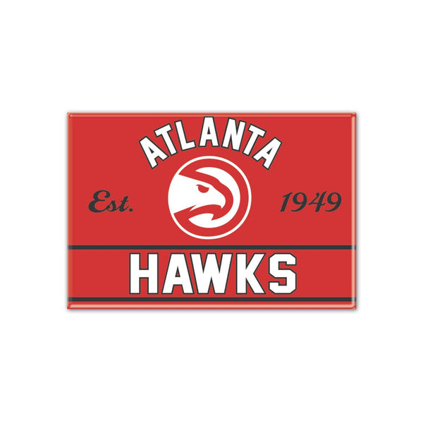 Atlanta Hawks Metal Magnet 2.5" x 3.5"