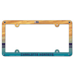 Charlotte Hornets Lic Plate Frame Full Color