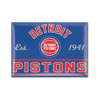 Detroit Pistons Metal Magnet 2.5" x 3.5"