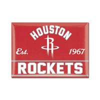Houston Rockets Metal Magnet 2.5" x 3.5"
