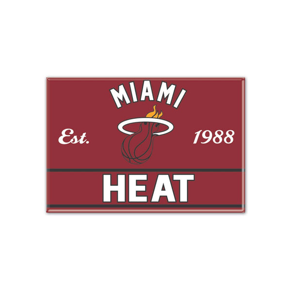 Miami Heat Metal Magnet 2.5" x 3.5"