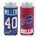 Buffalo Bills 12 oz Slim Can Cooler Von Miller