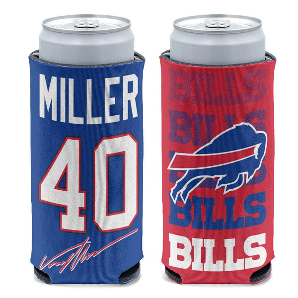 Buffalo Bills 12 oz Slim Can Cooler Von Miller