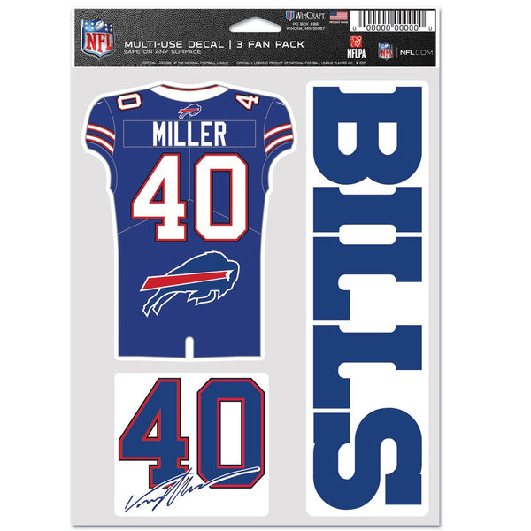 Buffalo Bills Multi Use 3 fan pack Von Miller