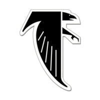 Atlanta Falcons Retro Collector Enamel Pin Jewelry Card