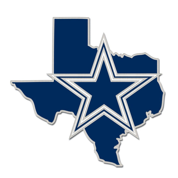 Dallas Cowboys State Collector Enamel Pin Jewelry Card