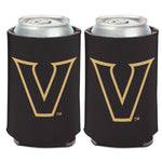 Wholesale-Vanderbilt Commodores BLACK WITH GOLD V Can Cooler 12 oz.