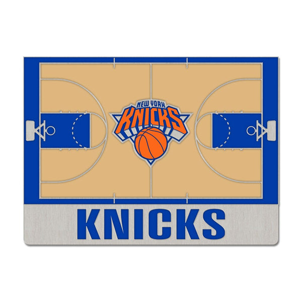 New York Knicks COURT Collector Enamel Pin Jewelry Card