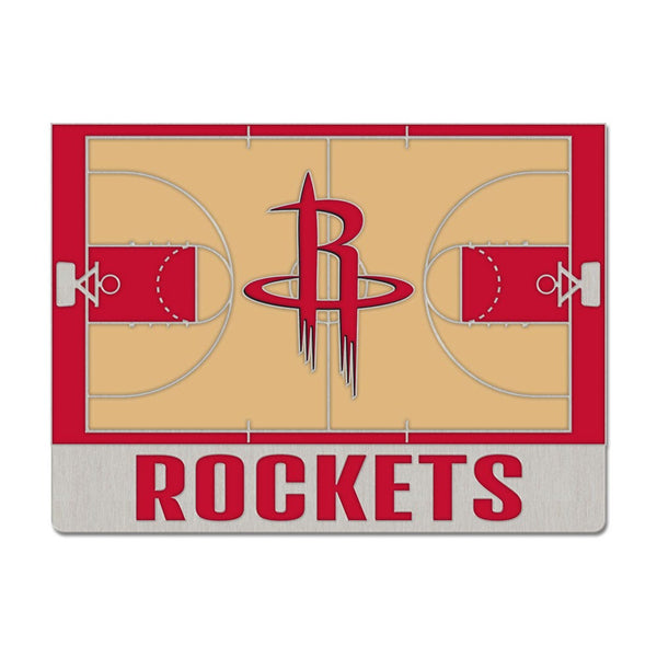 Houston Rockets court Collector Enamel Pin Jewelry Card