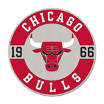 Chicago Bulls round est Collector Enamel Pin Jewelry Card
