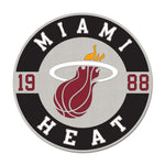Miami Heat round est Collector Enamel Pin Jewelry Card