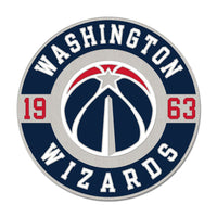 Washington Wizards round est Collector Enamel Pin Jewelry Card